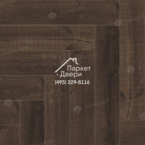 Виниловые полы Alpine Floor PARQUET LVT ДУБ АЛЬФЕРАЦ ЕСО 16-22 590х118х2.5