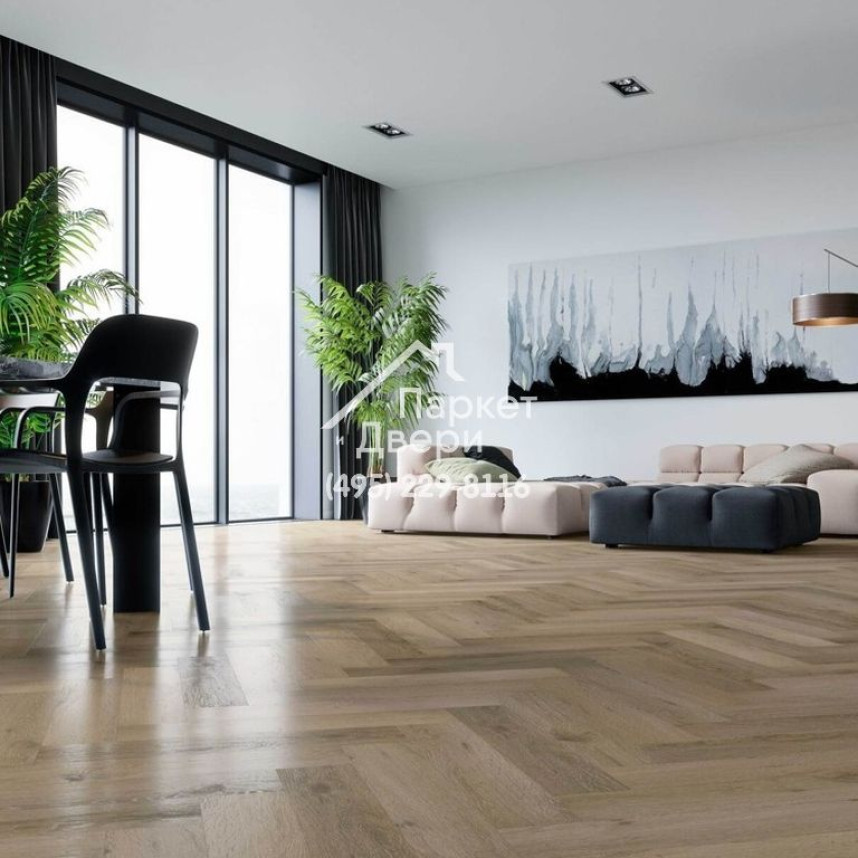 Кварцевый ламинат Fargo Parquet Дуб Парижский дождь 33-61W935, 615х123х4-4