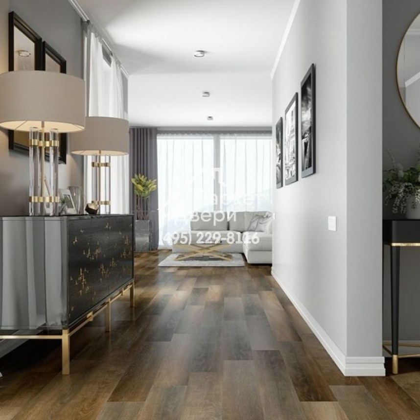 Кварцевый ламинат Fargo Comfort Дуб Прага 61W921, 1220х150х4-3