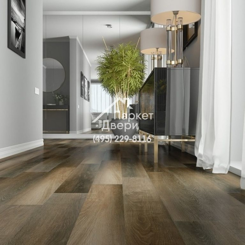 Кварцевый ламинат Fargo Comfort Дуб Прага 61W921, 1220х150х4-4
