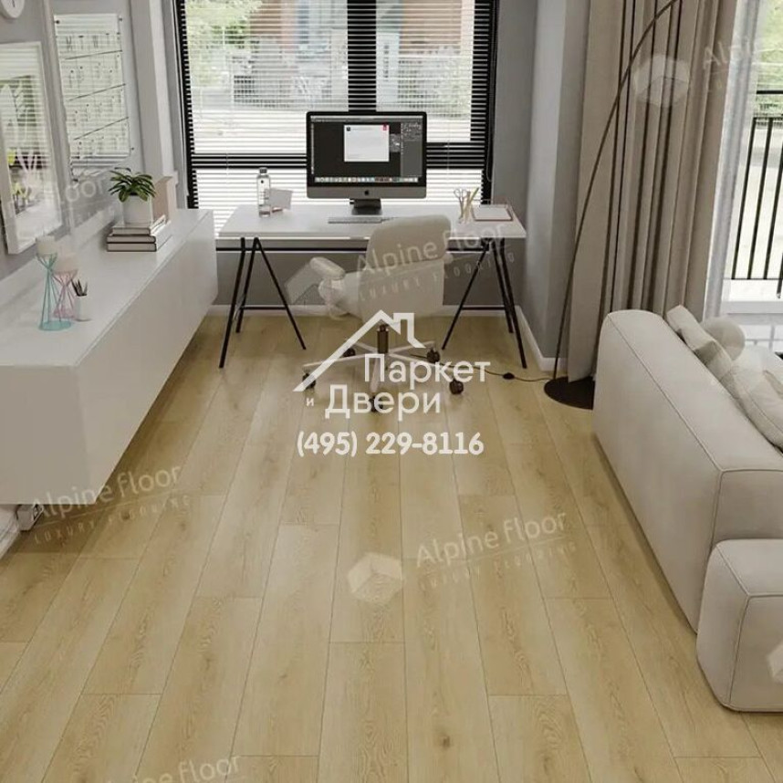 Виниловые полы Alpine Floor ECLIPSE SUPER MATT Твист ЕСО 21-15 1220х228х4-3