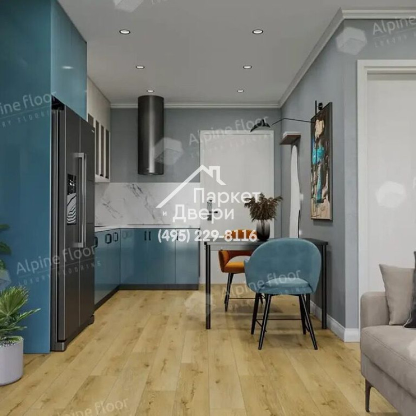 Виниловые полы Alpine Floor ECLIPSE SUPER MATT Умбра ЕСО 21-7 1220х228х4-3