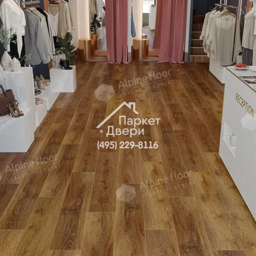 Виниловые полы Alpine Floor ECLIPSE SUPER MATT Ноктюрн ЕСО 21-24 1220х228х4