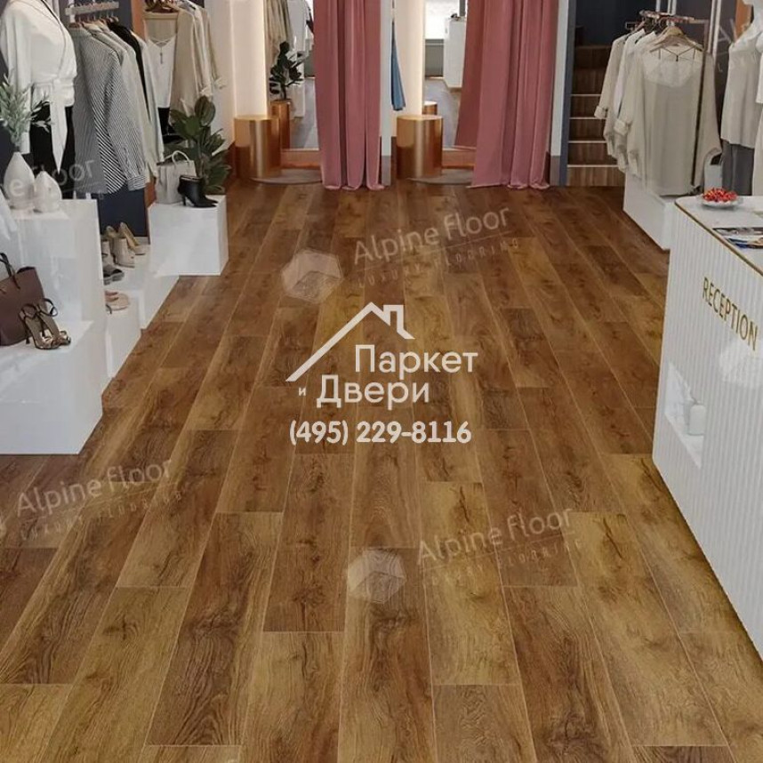 Виниловые полы Alpine Floor ECLIPSE SUPER MATT Ноктюрн ЕСО 21-24 1220х228х4-4
