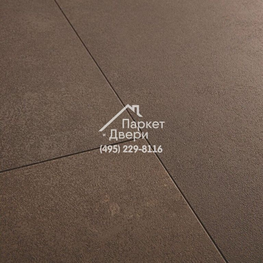 Виниловый пол Quick-Step Alpha Vinyl Tiles AVST 40233 Коричный камень 610x303x5-3