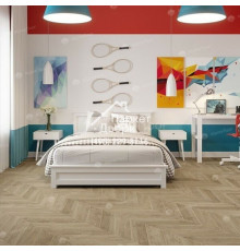 Виниловые полы Alpine Floor CHEVRON ALPINE ДУБ Ваниль Селект ECO 18-2 600х127х5