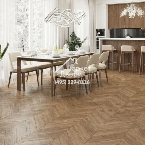 Виниловые полы Alpine Floor CHEVRON ALPINE Гевуина ECO 18-10 600х127х5