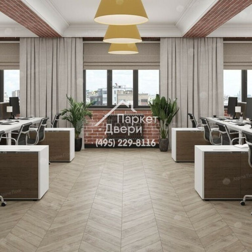 Виниловые полы Alpine Floor CHEVRON ALPINE Карите ECO 18-11 600х127х5