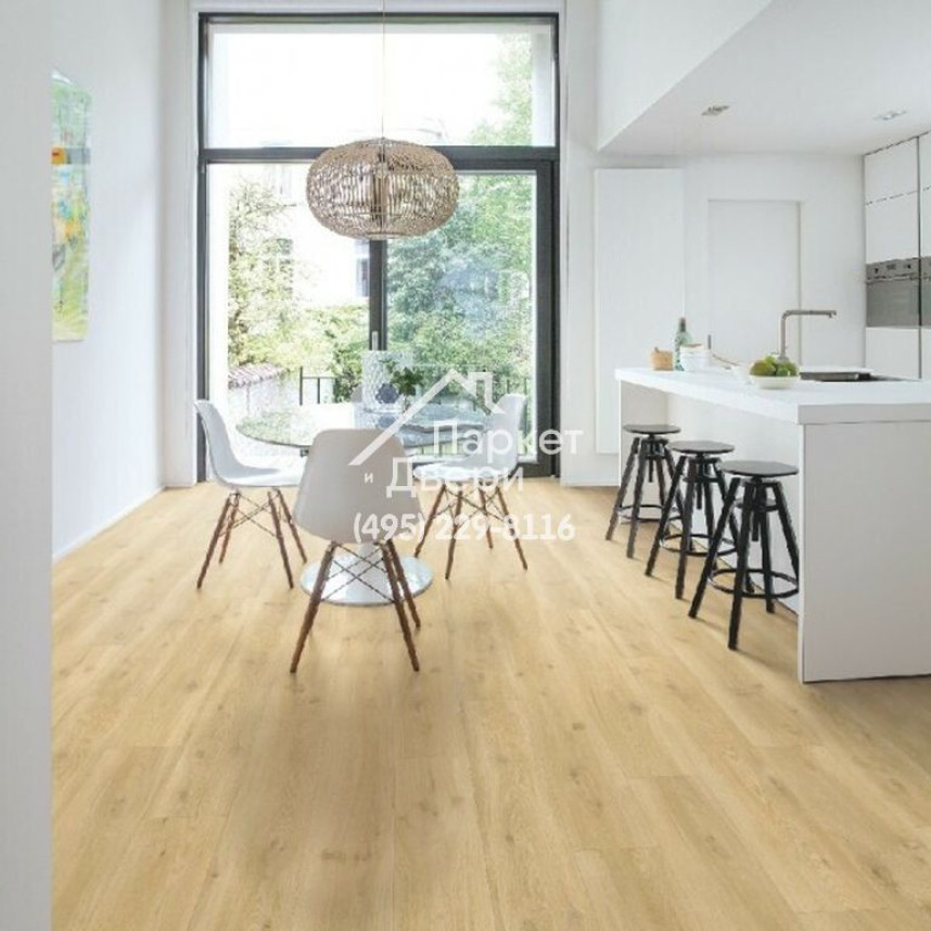 Виниловый пол Quick-Step Alpha Vinyl Small Planks Бежевый дуб AVSP40018 1251x189x5.0
