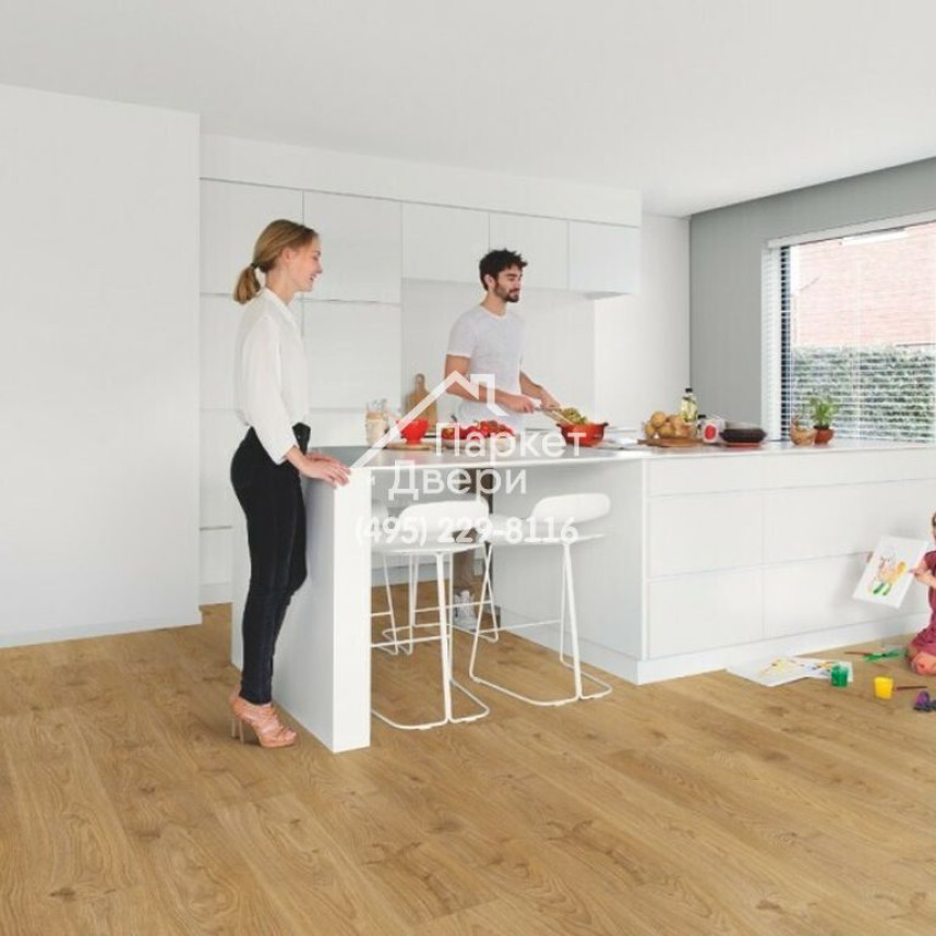 Виниловый пол Quick-Step Alpha Vinyl Small Planks Дуб коттедж натуральный AVSP40025 1251x189x5.0
