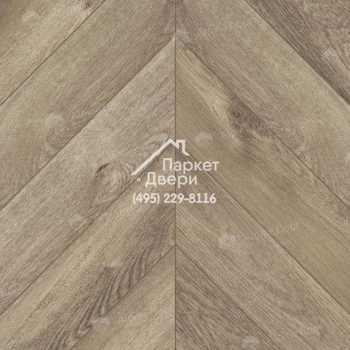 Виниловые полы Alpine Floor CHEVRON ALPINE LVT ДУБ Натуральный Отбеленный ECO 20-3 555х127х2.5