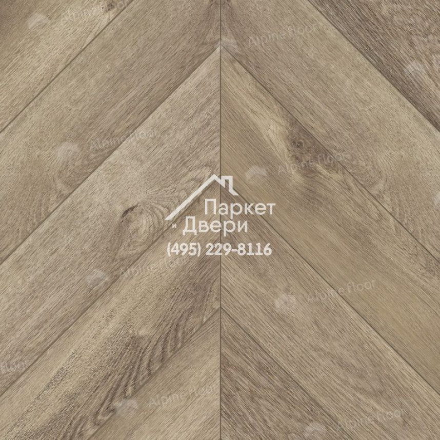 Виниловые полы Alpine Floor CHEVRON ALPINE LVT ДУБ Натуральный Отбеленный ECO 20-3 555х127х2.5-3