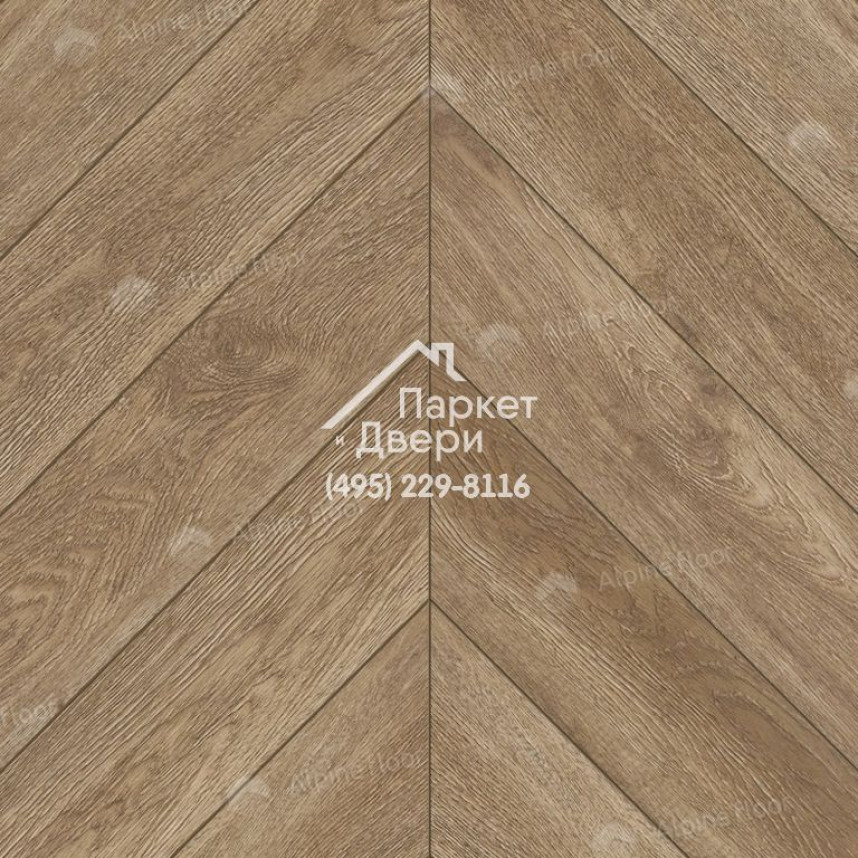 Виниловые полы Alpine Floor CHEVRON ALPINE LVT Макадамия ECO 20-5 555х127х2.5-3