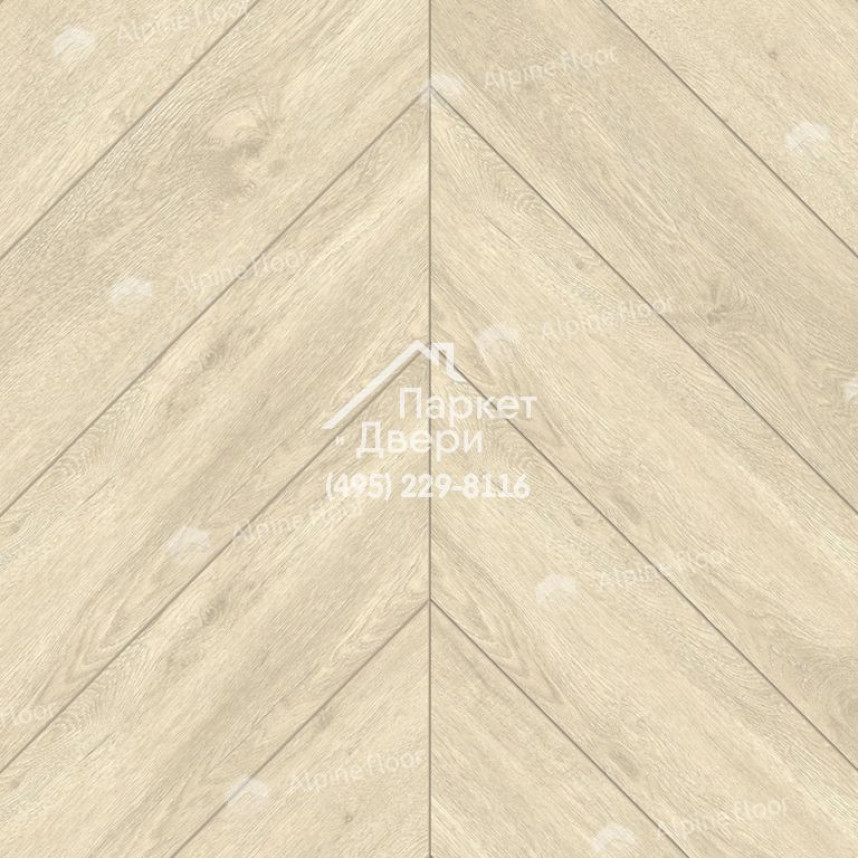 Виниловые полы Alpine Floor CHEVRON ALPINE LVT Сонома ECO 20-7 555х127х2.5-3