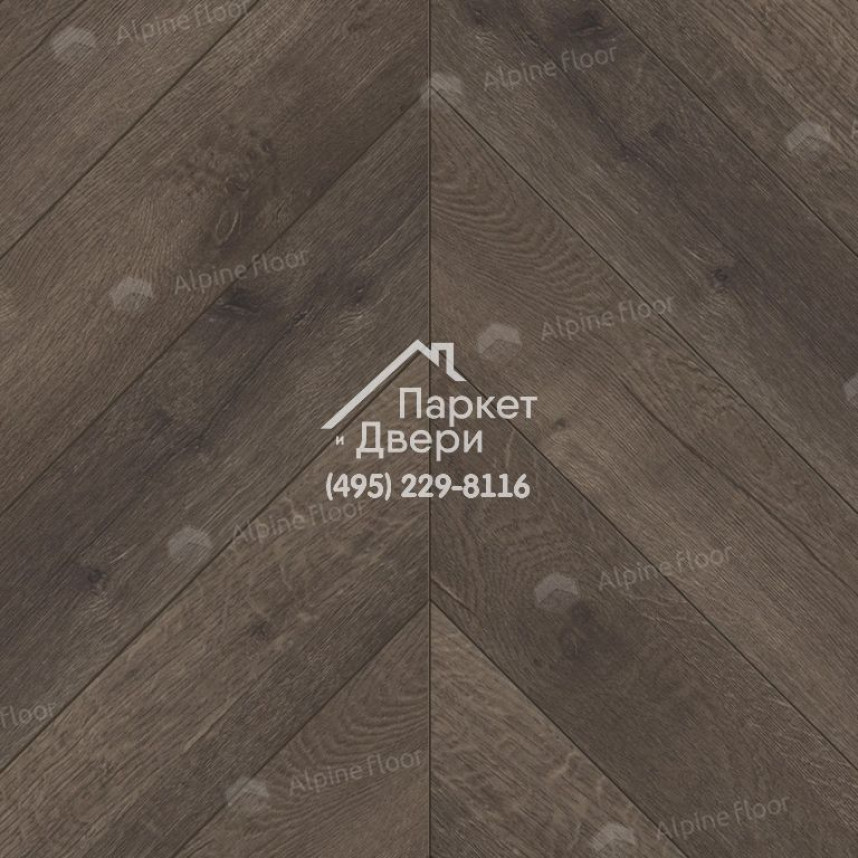 Виниловые полы Alpine Floor CHEVRON ALPINE LVTДуб Антарес ECO 20-9 555х127х2.5-3