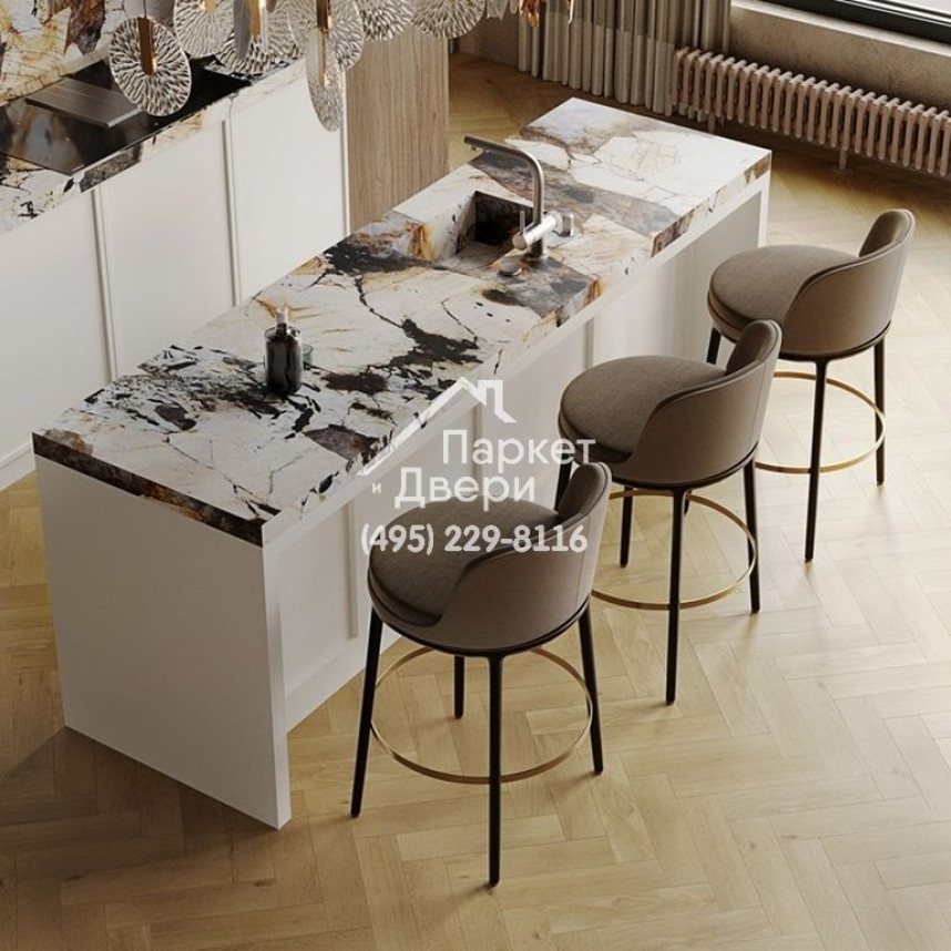 Кварцевый ламинат Fargo Herringbone Дуб Копенгаген 44-720-16, 400х100х4,5-4