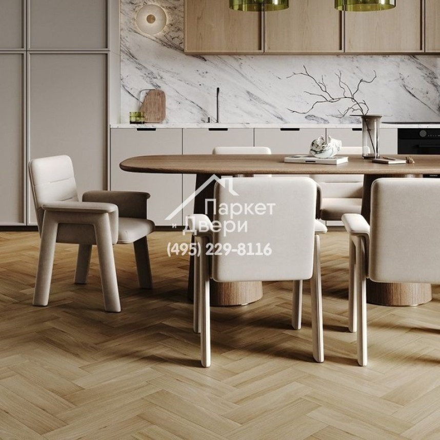 Кварцевый ламинат Fargo Herringbone Дуб Аттика 44-88174-003, 400х100х4,5-3