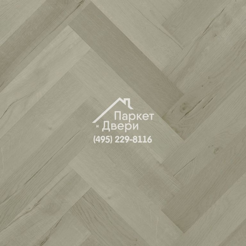 Кварцевый ламинат Fargo Herringbone Дуб Лондонский Туман 44-81996-14, 400х100х4,5