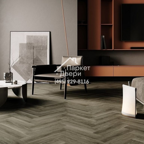 Кварцевый ламинат Fargo Herringbone Дуб Верде 44-3046-4, 400х100х4,5