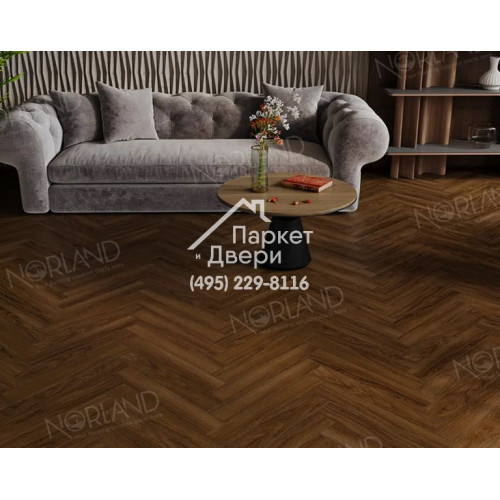 Ламинат Alpine floor Norland Herringbone Elegant Дуб Треско 600x100x8