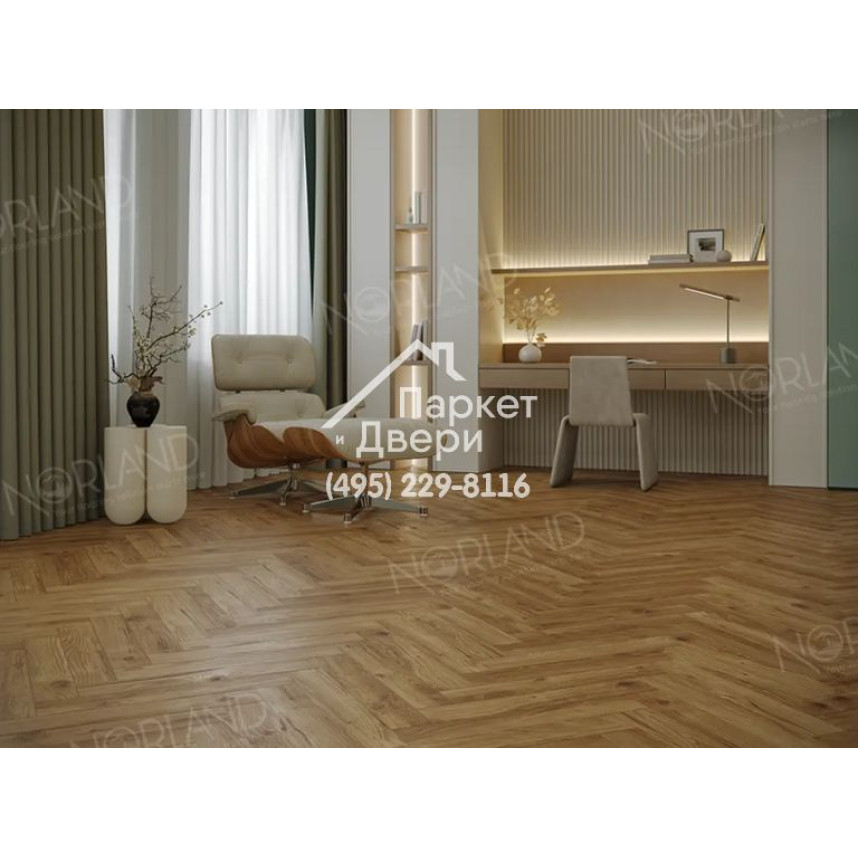 Ламинат Alpine floor Norland Herringbone Elegant Дуб Корсика 600x100x8-5