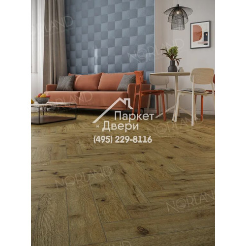 Ламинат Alpine floor Norland Herringbone Elegant Дуб Скай 600x100x8