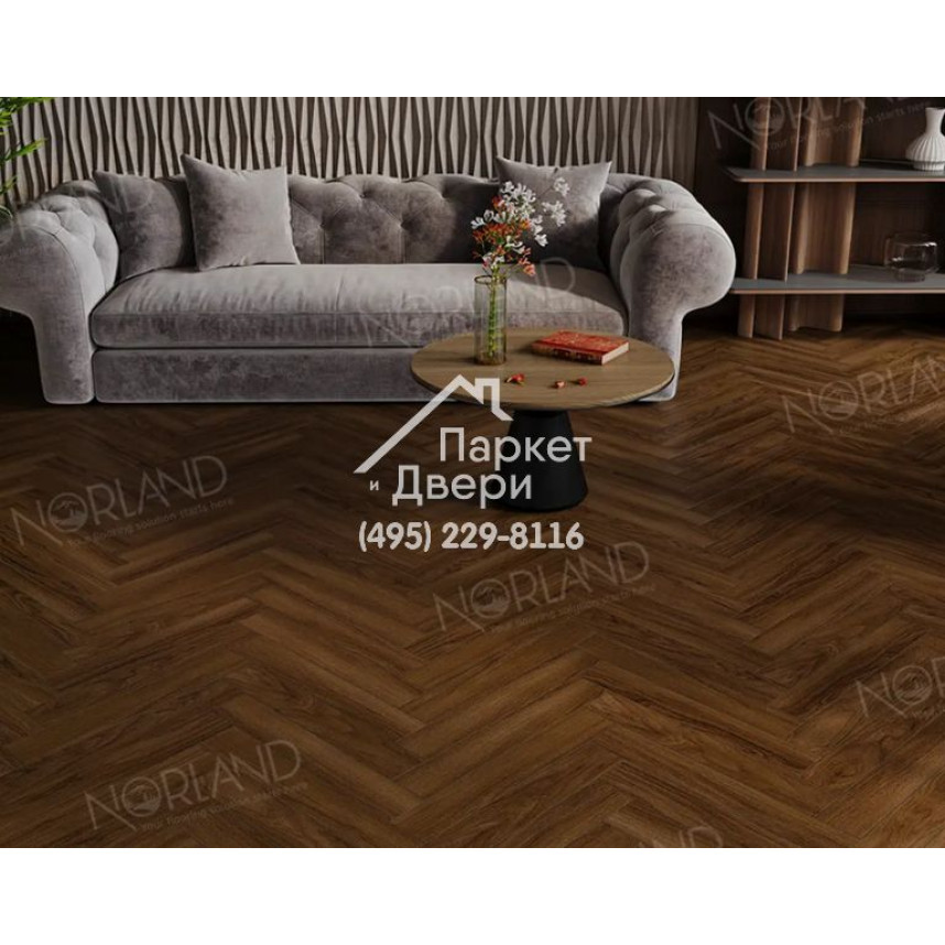 Ламинат Alpine Floor Norland Herringbone Elegant strong Дуб Треско 600x100x12-6