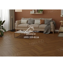 Ламинат Alpine Floor Norland Herringbone Elegant strong Дуб Этна 600x100x12