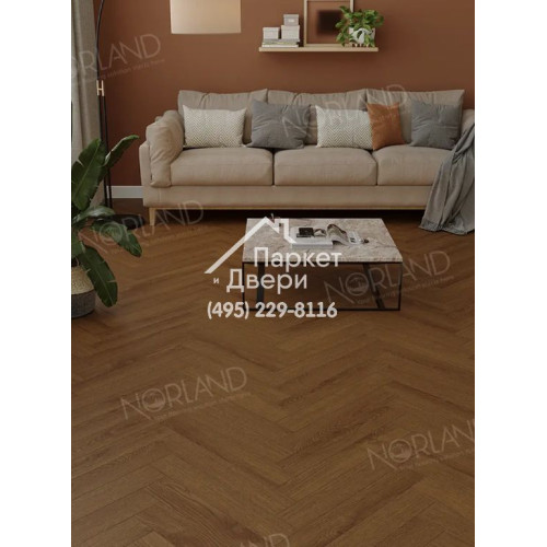 Ламинат Alpine Floor Norland Herringbone Elegant strong Дуб Этна 600x100x12