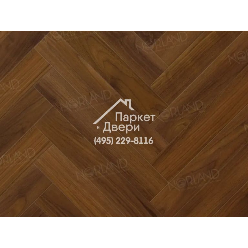 Ламинат Alpine Floor Norland Herringbone Elegant strong Орех Кипр 600x100x12-3