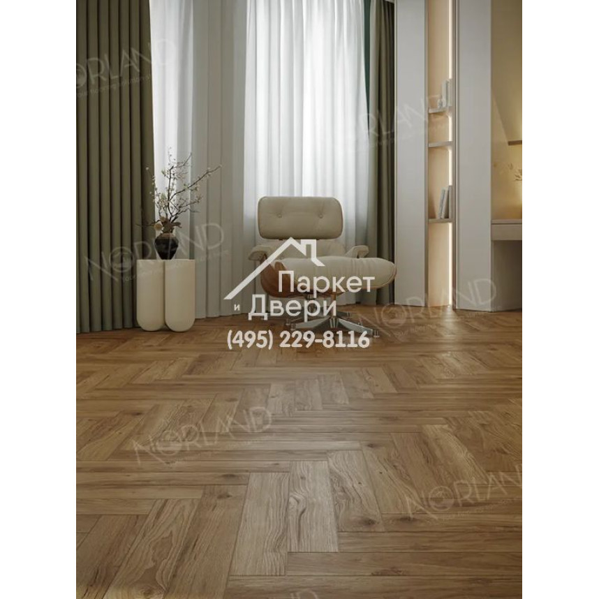 Ламинат Alpine Floor Norland Herringbone Elegant strong Дуб Корсика 600x100x12