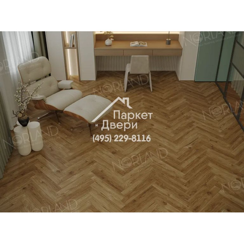 Ламинат Alpine Floor Norland Herringbone Elegant strong Дуб Корсика 600x100x12-4