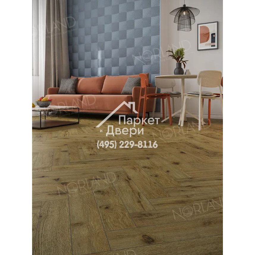 Ламинат Alpine Floor Norland Herringbone Elegant strong Дуб Скай 600x100x12-2