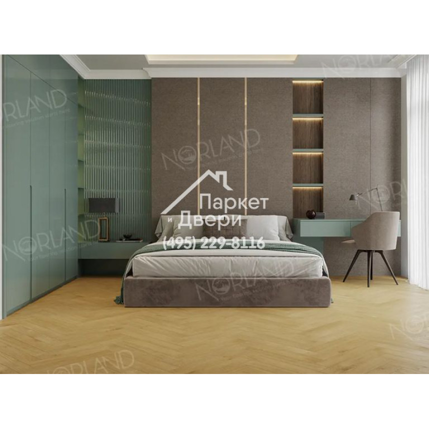 Ламинат Alpine Floor Norland Herringbone Elegant strong Дуб Мальта 600x100x12-1