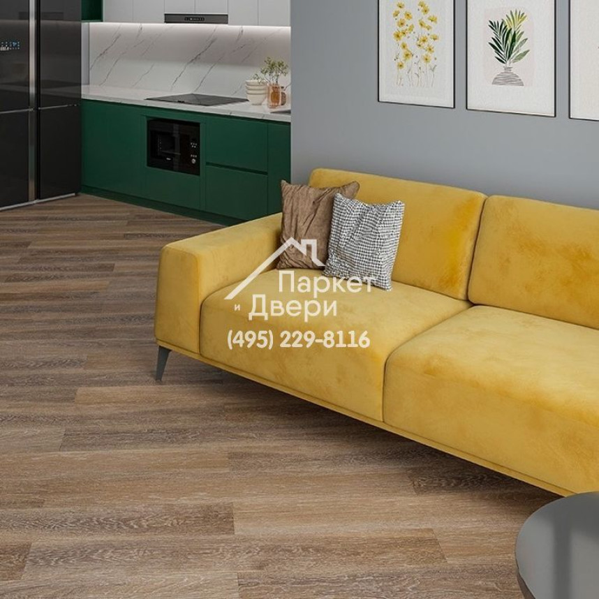 Виниловый ламинат Alta Step Excelente SPC6614 Дуб базальтовый 1218x180x5-2