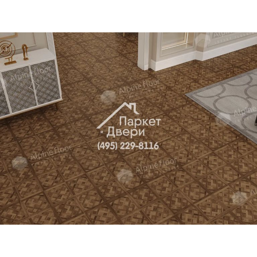 Виниловые полы Alpine Floor ламинат PARQUET SIROCCO Елисейские поля ECO 25-3 595x595x6