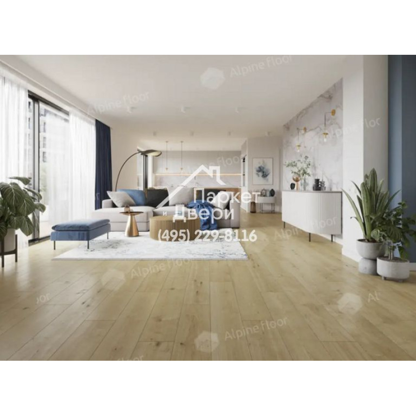 Виниловые полы Alpine Floor by Classen ламинат Pro Nature Nore 61865 1290x203x4-1