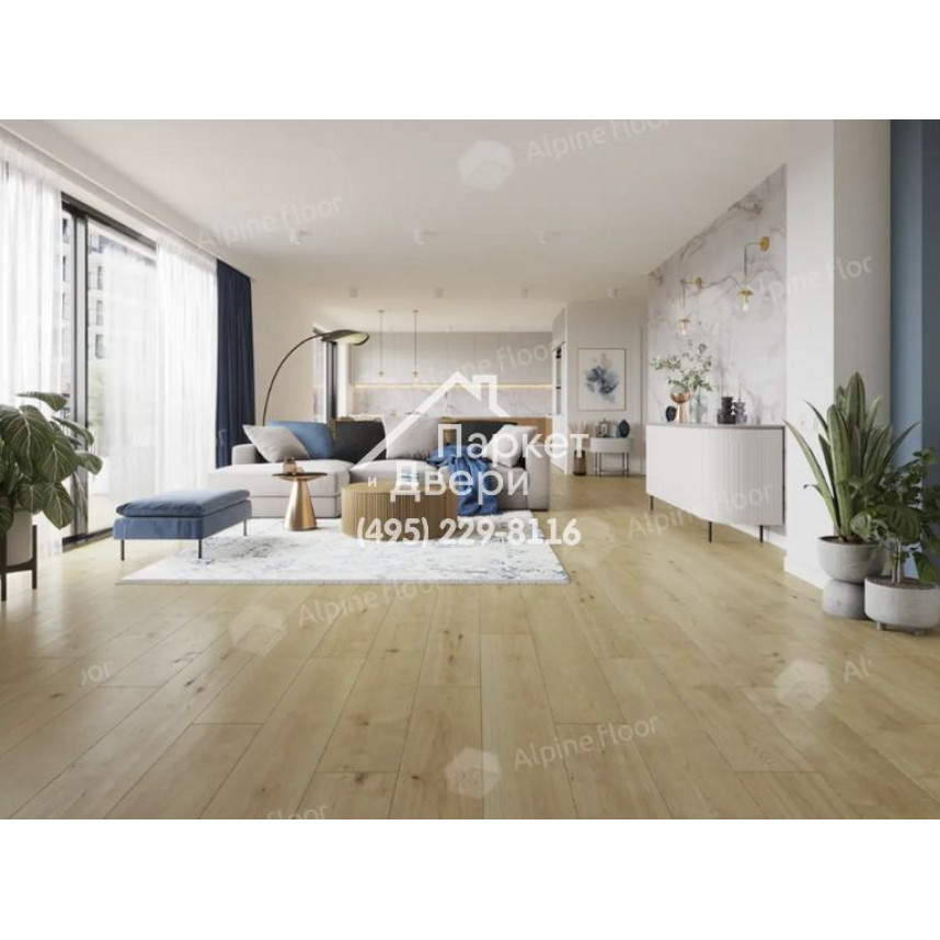 Виниловые полы Alpine Floor by Classen ламинат Pro Nature Nore 61865 1290x203x4-2