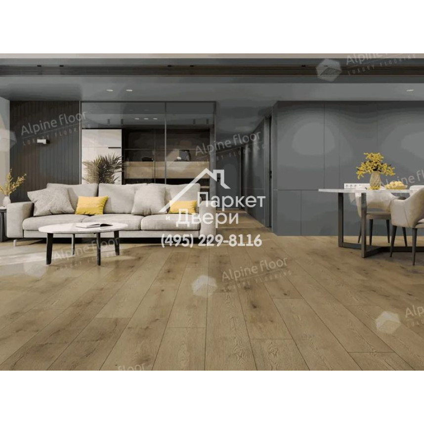 Виниловые полы Alpine Floor PREMIUM 12 Дуб Альто ECO 24-1, 1524х228х12мм-1