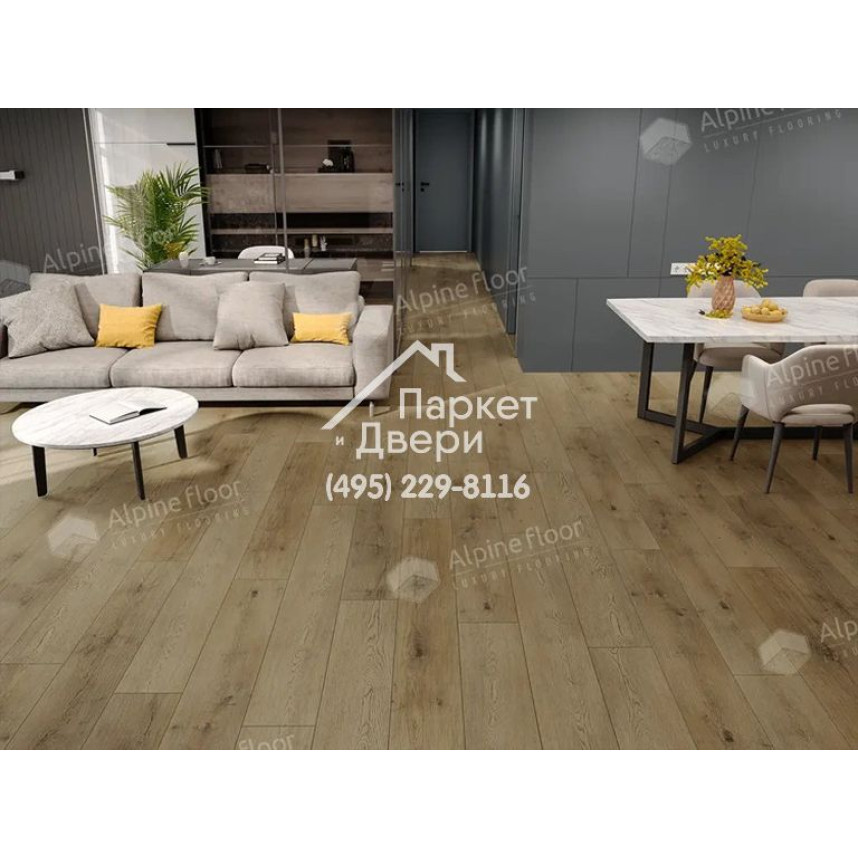 Виниловые полы Alpine Floor PREMIUM 12 Дуб Альто ECO 24-1, 1524х228х12мм-3