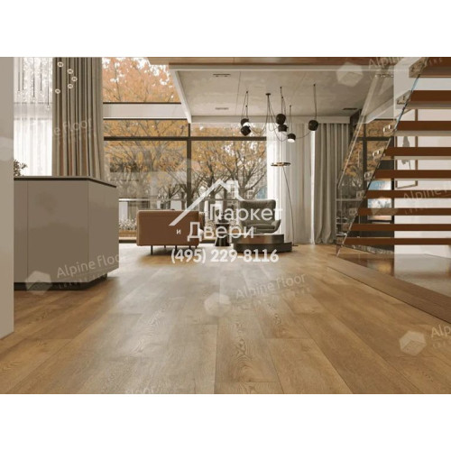 Виниловые полы Alpine Floor PREMIUM 12 Дуб Модерн Альто ECO 24-2, 1524х228х12мм