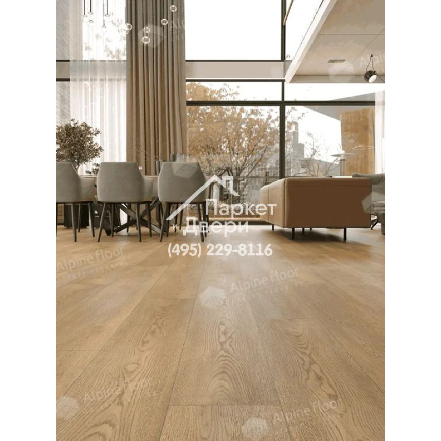 Виниловые полы Alpine Floor PREMIUM 12 Дуб Модерн Альто ECO 24-2, 1524х228х12мм-4