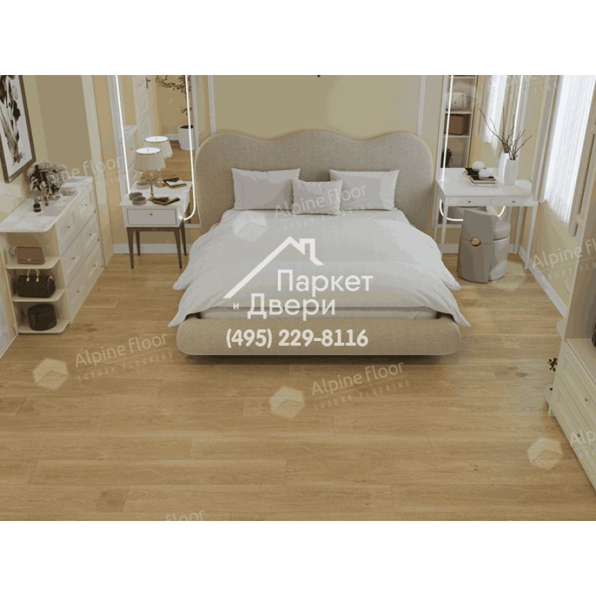 Виниловые полы Alpine Floor PREMIUM 12 Дуб Аврора ECO 24-4, 1524х228х12мм