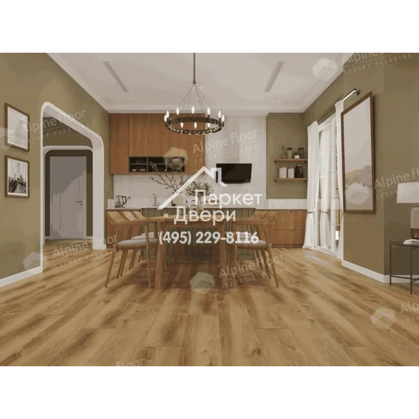 Виниловые полы Alpine Floor PREMIUM 12 Дуб Дюна ECO 24-6, 1524х228х12мм