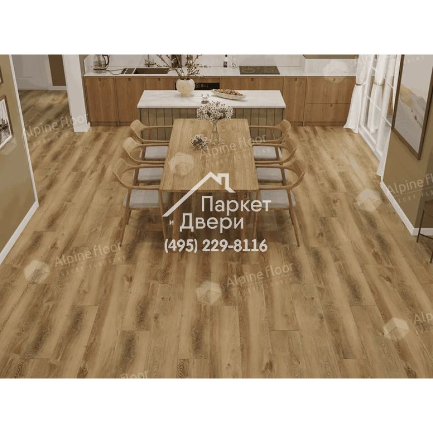 Виниловые полы Alpine Floor PREMIUM 12 Дуб Дюна ECO 24-6, 1524х228х12мм-2