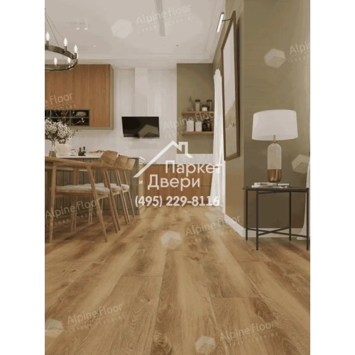Виниловые полы Alpine Floor PREMIUM 12 Дуб Дюна ECO 24-6, 1524х228х12мм