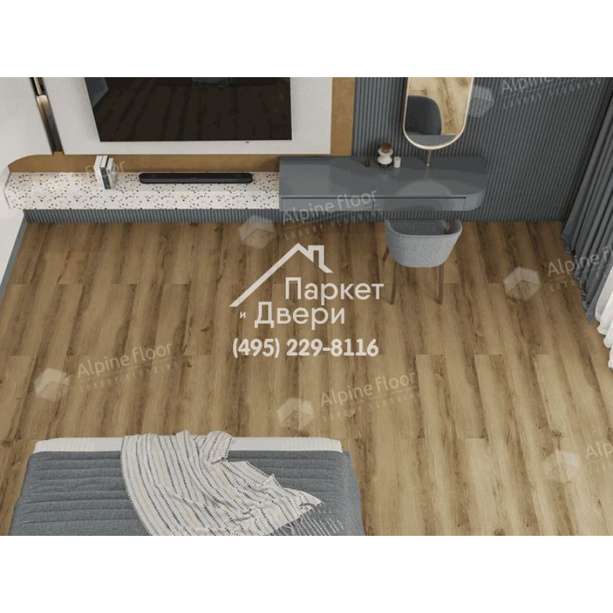 Виниловые полы Alpine Floor PREMIUM 12 Дуб Эскейп ECO 24-8, 1524х228х12мм-3