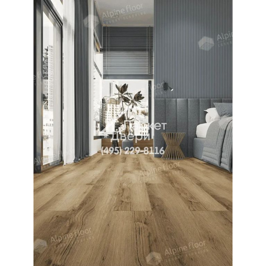 Виниловые полы Alpine Floor PREMIUM 12 Дуб Эскейп ECO 24-8, 1524х228х12мм-4