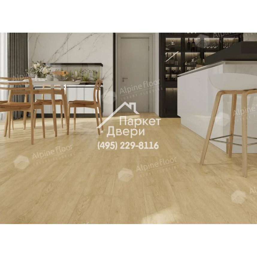 Виниловые полы Alpine Floor Liberty Loose Lay LVT Дуб Ваниль Селект ECO 23-2 1227x187x5-5