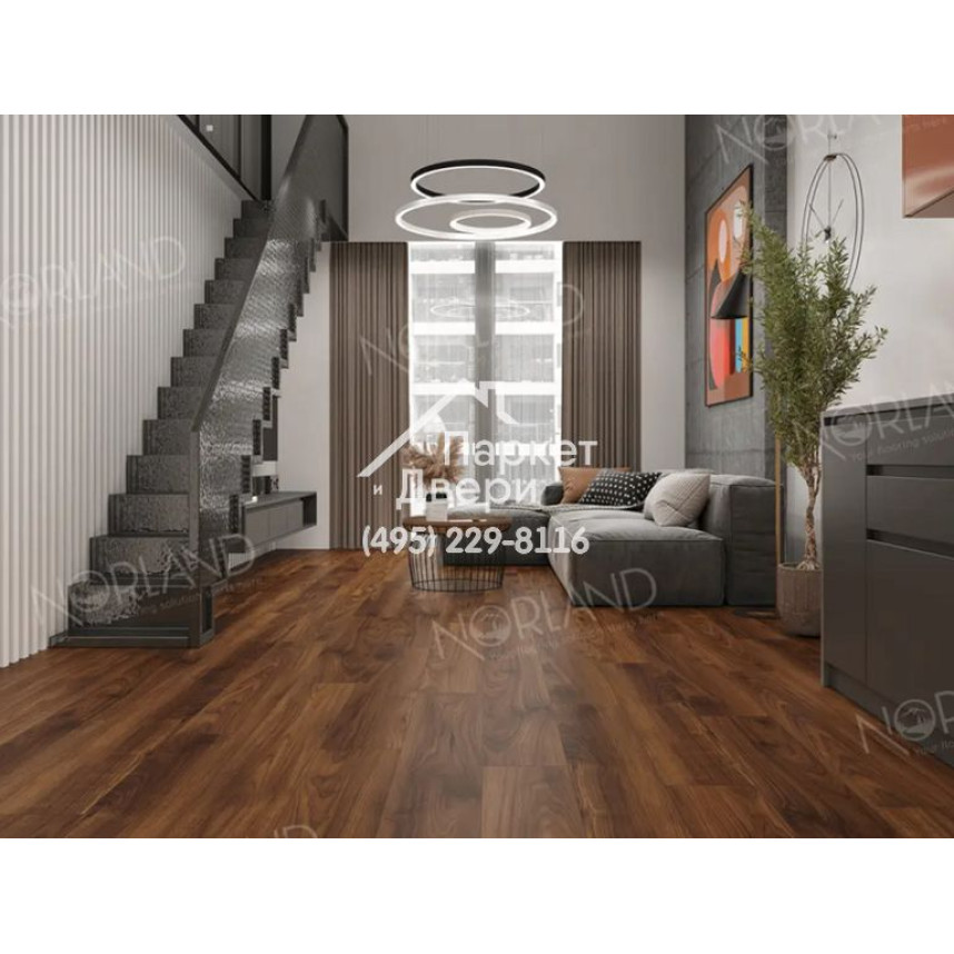 Ламинат Alpine Floor Norldan Elegant Орех Кипр 1220x198x8-2